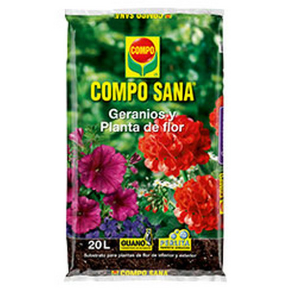 Sustrato COMPO SANA Geranios y Planta de flor....