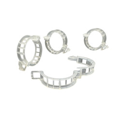 Clip entutado tomate 25mm. Bolsa 1.000 uds 2