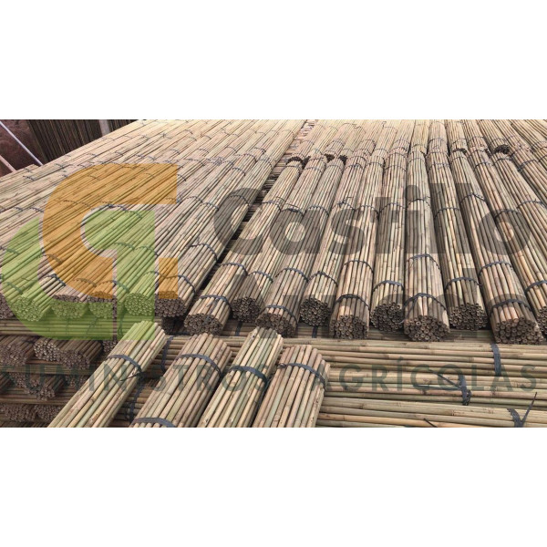TUTOR BAMBU NATURAL 1,80m. Calibre 12-14mm. 250ud.