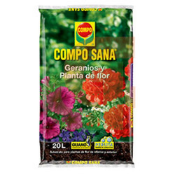 Sustrato COMPO SANA Geranios y Planta de flor. Env. 20 L