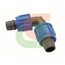 Codo para cinta de goteo T-Tape