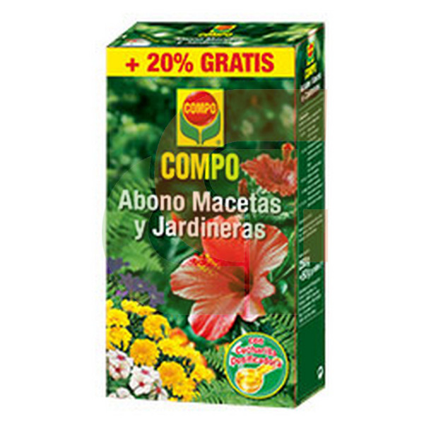 Compo Abono Macetas y Jardineras. ENV. 250+50gr