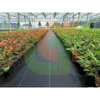 Malla Antihierba negra, Rollo 1,5 x 40 100gr/m2