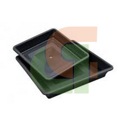 Plato maceta cuadrada Inyectado